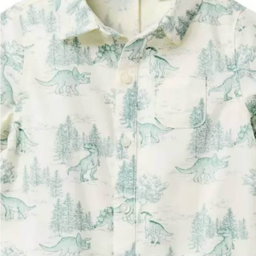 Baby dinosaure toile romper